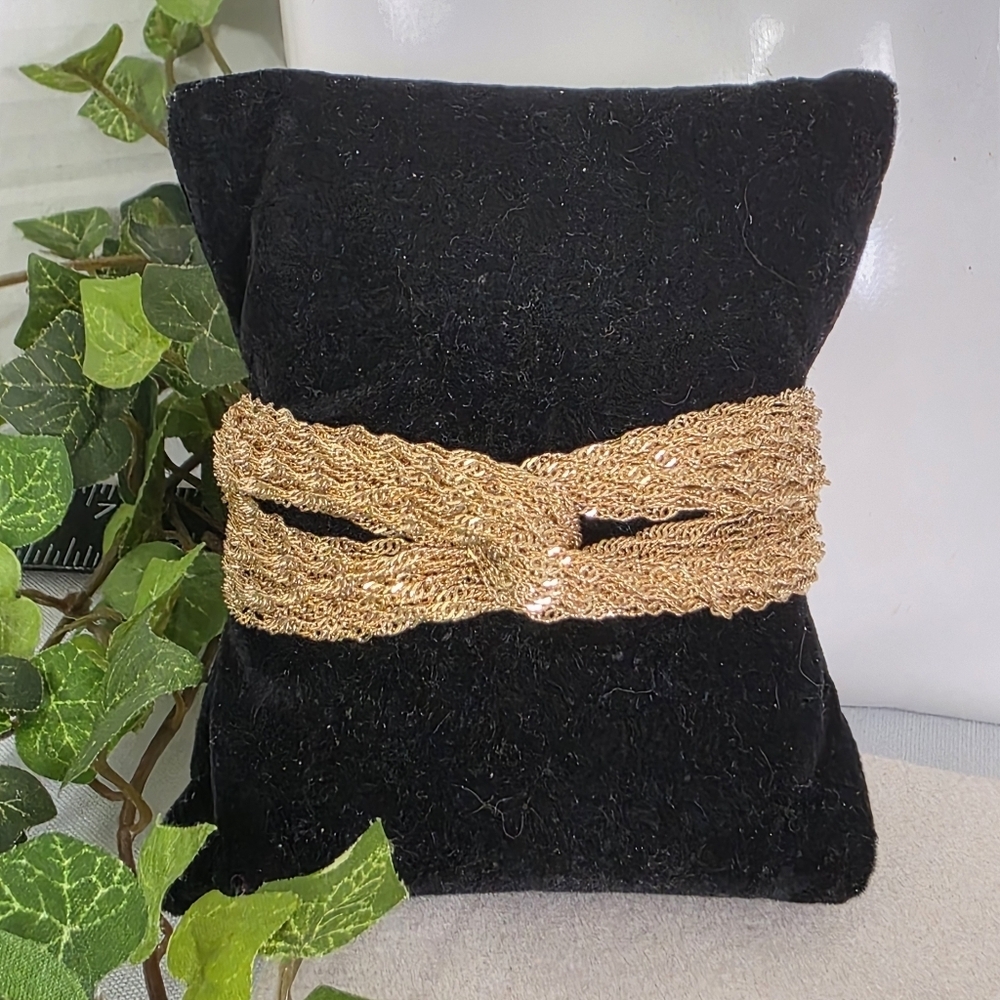 Gold Statement Multi Chain Bracelet